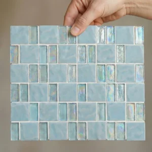 Glaile 308×264 mm Glass & Ceramic Mosaic Tiles | GR Series | <span style="color:red"> Made in Japan</span> For Sale