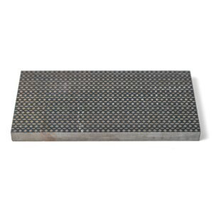 Indigo Ottoman Textile 3 Marble Tile 2 3/4×5 1/2 For Sale