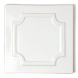 Royal White Glossy Era Ombre Ceramic Accent Tiles 6×6 For Sale
