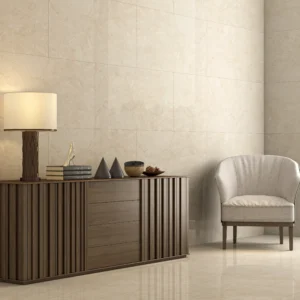 FRENCH BEIGE – Glossy Vitrified Tile | European Marble Look For Sale