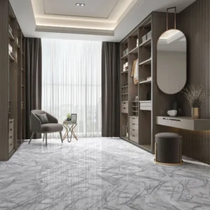 MANCOR GREY – Glossy Vitrified Tile | Stone Look For Sale
