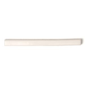 Marsala Bianco Glossy Edge Trim Ceramic Moldings 5/8×6 For Sale