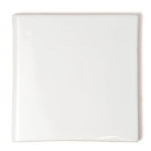 Royal White Glossy Bullnose Ceramic Moldings 6×6 For Sale