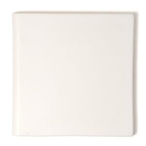 Satin Cotton Matte Bullnose Ceramic Moldings 6×6 For Sale