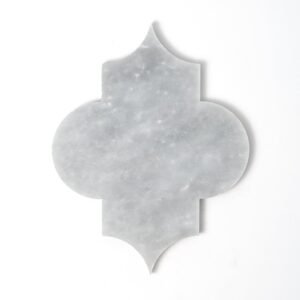 Allure Light Honed Arabesque Marble Tile 8×11 For Sale