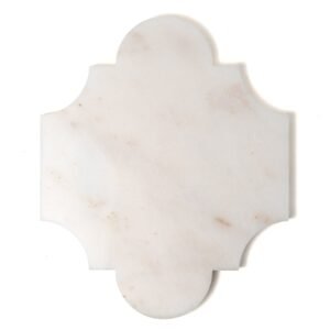 Afyon White Multi Finish San Felipe Marble Mosaics 8×9 3/4 For Sale