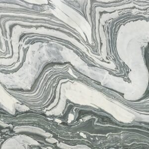 Cipollino Gray Honed Marble Slab Random For Sale