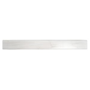 Snow White Polished Marble Corner Shelves 4×36 For Sale
