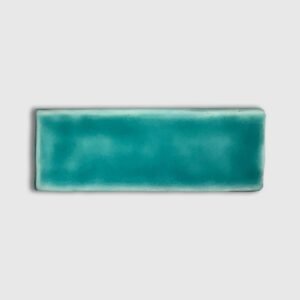 Green Hand Moulded Brick Glazed Ceramic Tile 2×6 For Sale