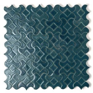Mar Leather Alba Ceramic Accent Tiles 10 1/2×10 1/2 For Sale