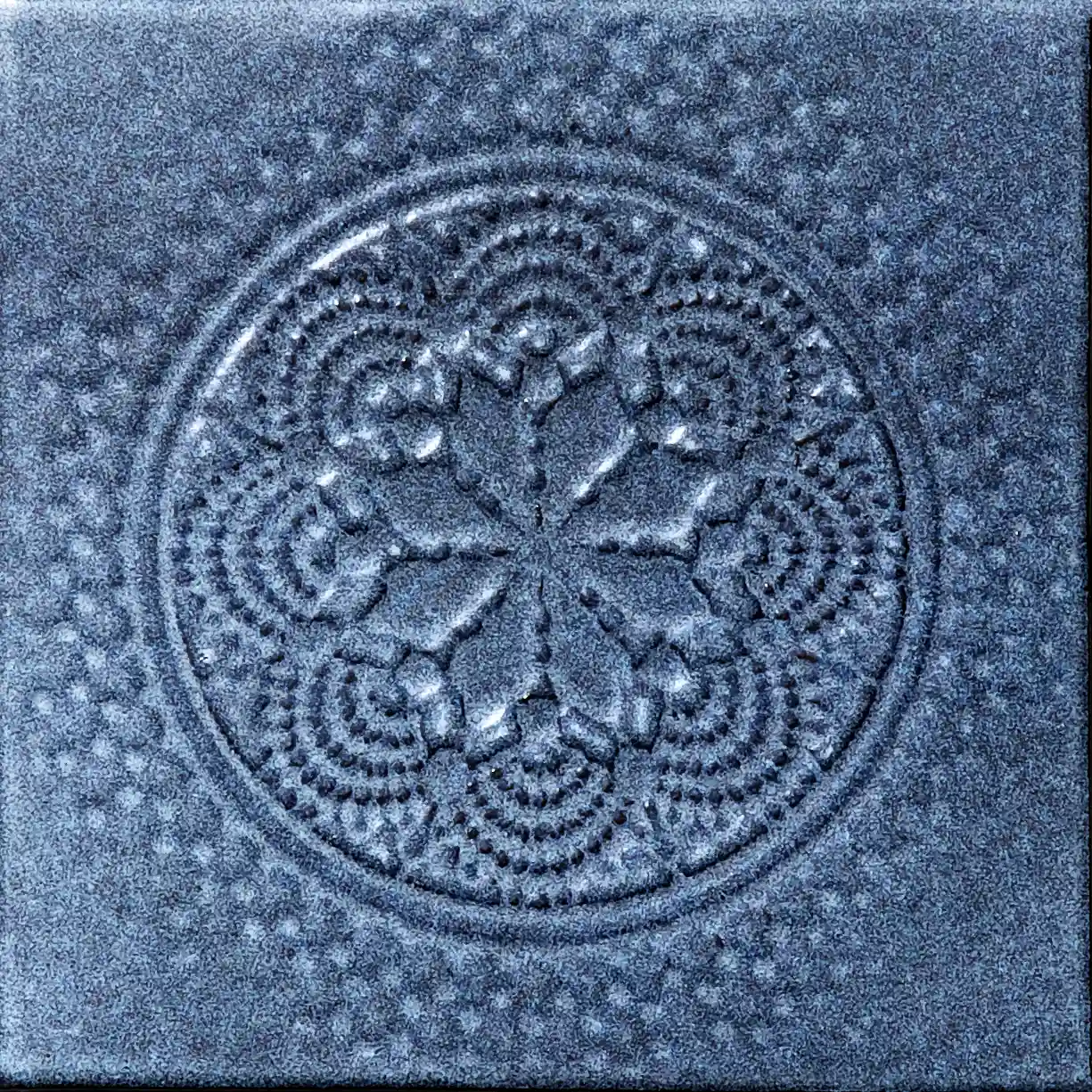 Fog by Ray Tile LLC | 147×147 mm glazed tile collection | Soft blues and whites <span style="color:red"> Made in Japan</span> For Sale - Image 5